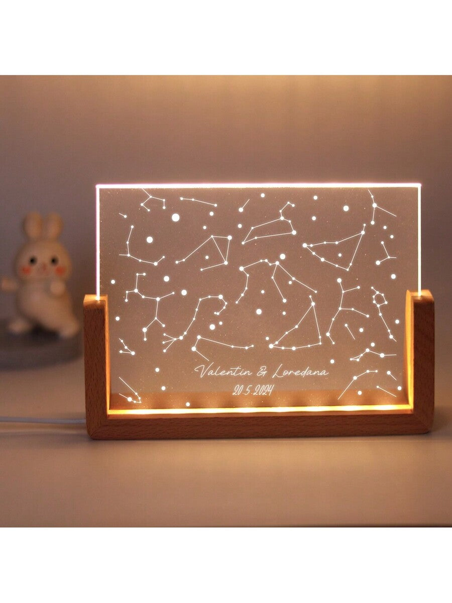 Personalized 3D Constellation LED Light