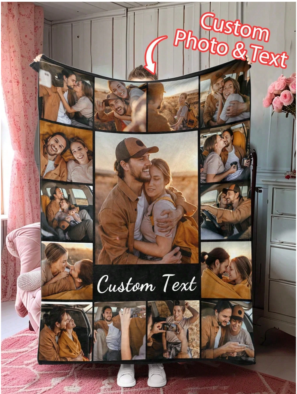 Personalised 15 Photo Blanket